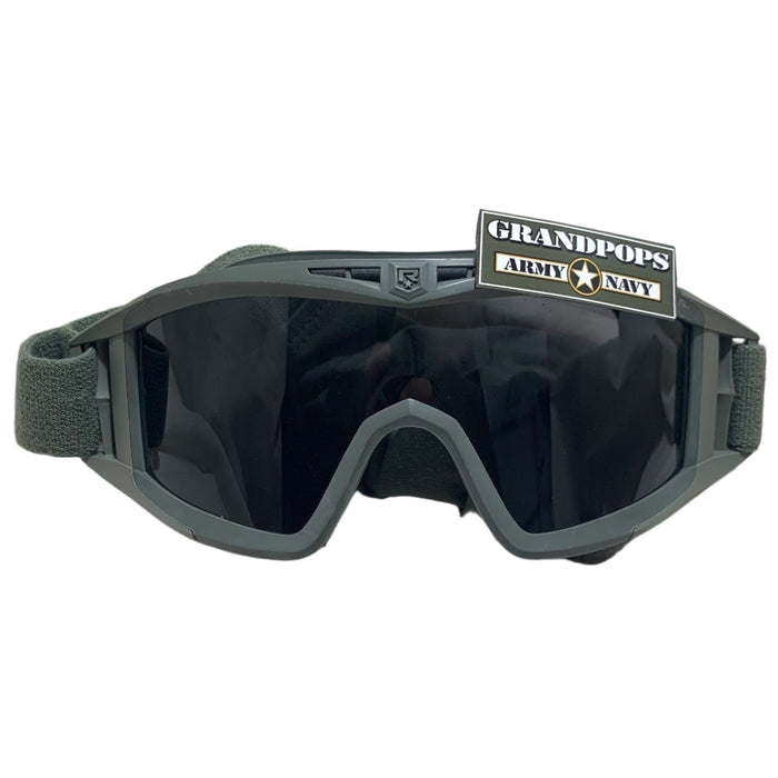 U.S. Military Desert Locust Foliage Green Military Goggle System Revision Military Eyewear