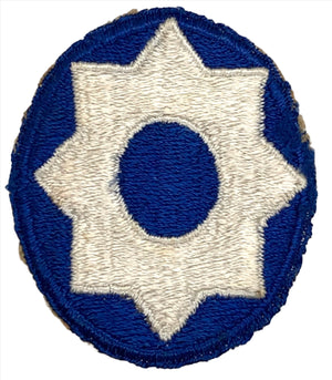 U.S. WW2 Army 8th Service Command Color Patch