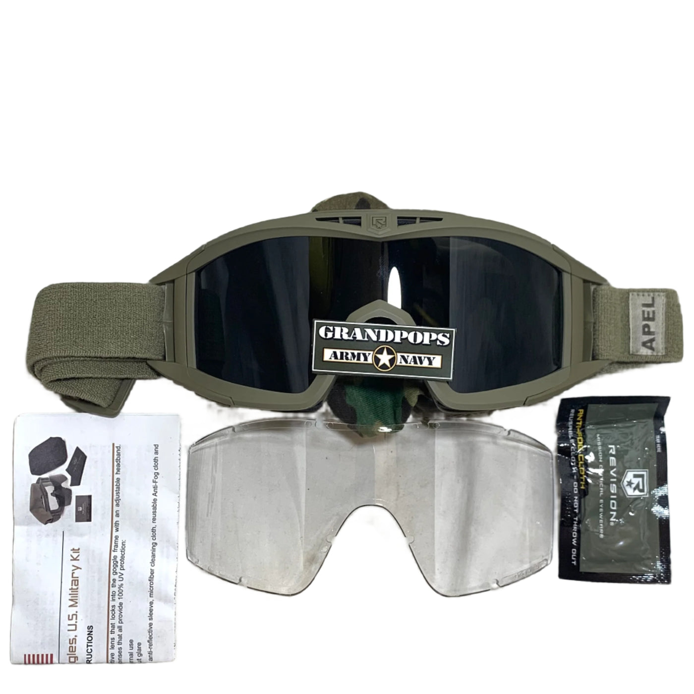 desert locust military goggle system U.S. Military Desert Locust OCP Scorpion/Tan 499 Military Goggle Syste – GRANDPOPSARMYNAVY