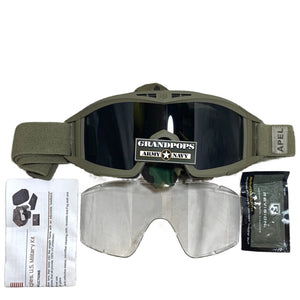 U.S. Military Desert Locust MultiCam/Tan 499 Military Goggle System Re – GRANDPOPSARMYNAVY