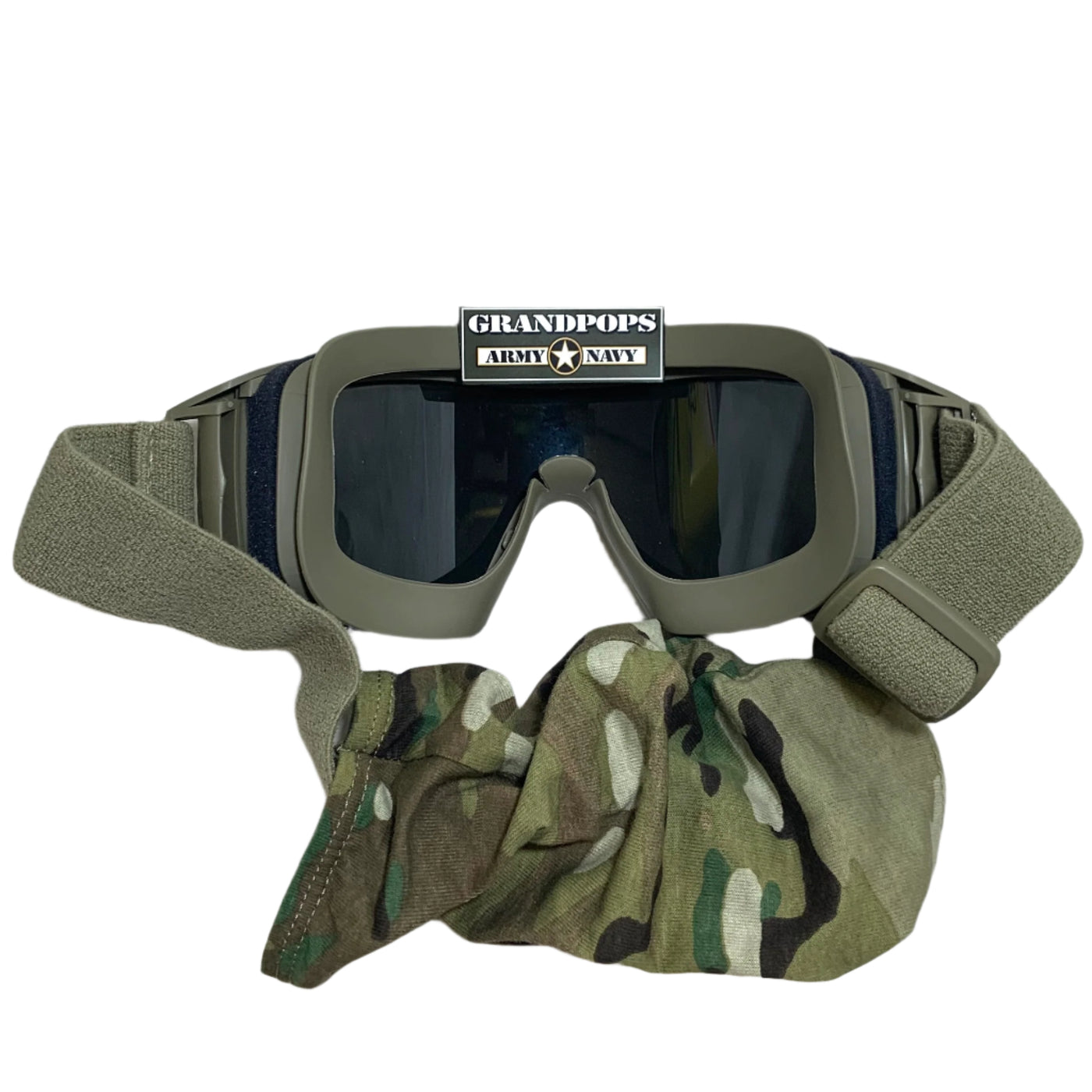 desert locust revision goggles U.S. Military Desert Locust OCP Scorpion/Tan 499 Military Goggle Syste – GRANDPOPSARMYNAVY