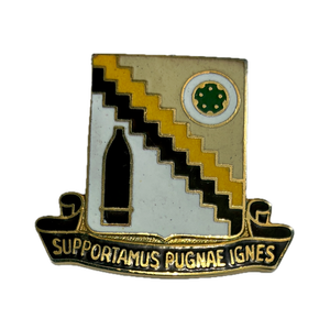 Vintage 502nd Support Battalion DUI Crest Pin
