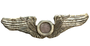 WWII USAF Basic Observer Wings Pin