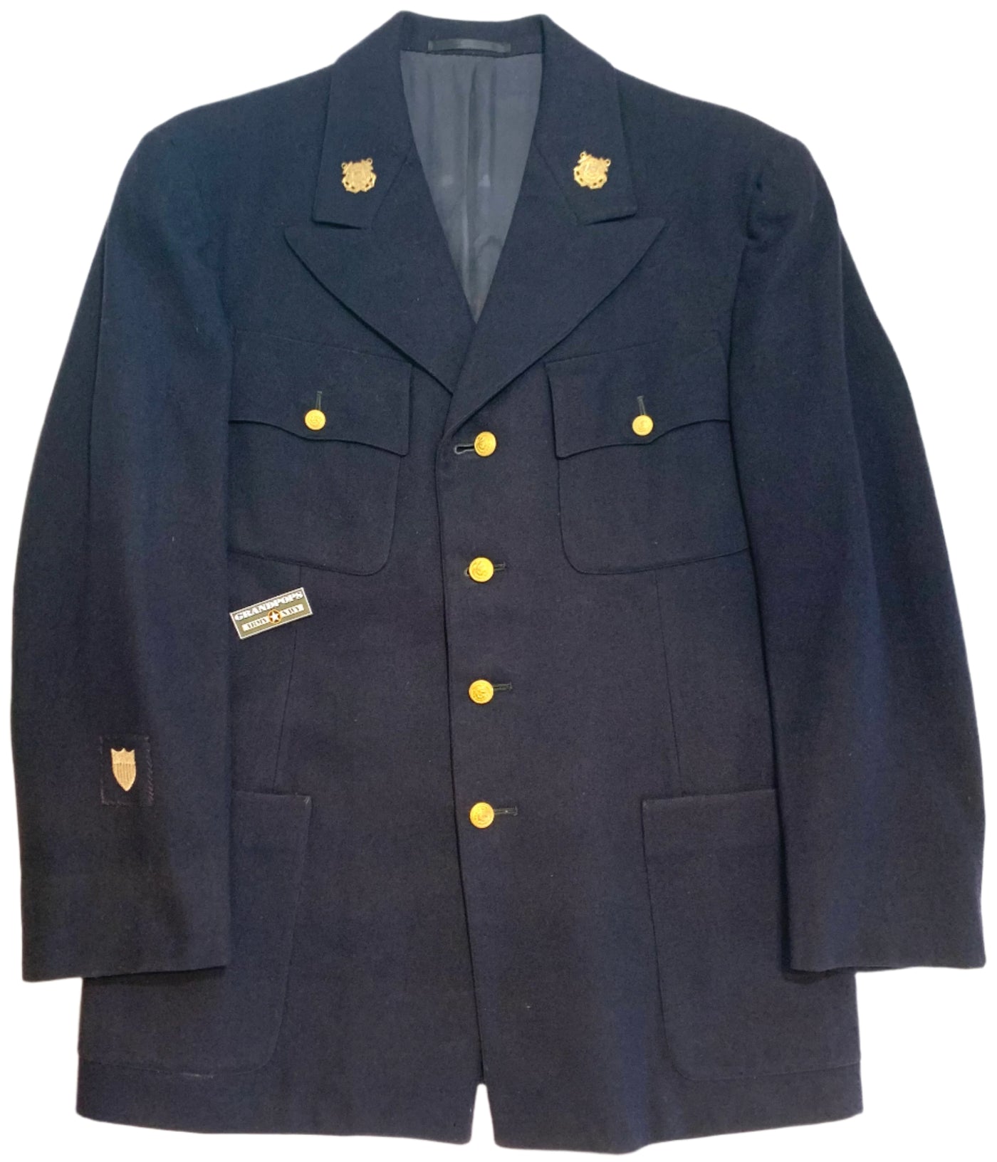 U.S. Military World War 2 Original Coast Guard Dress Uniform Top W/ Pins U.S. Military World War 2 Original Coast Guard Dress Uniform Top W/ Pins