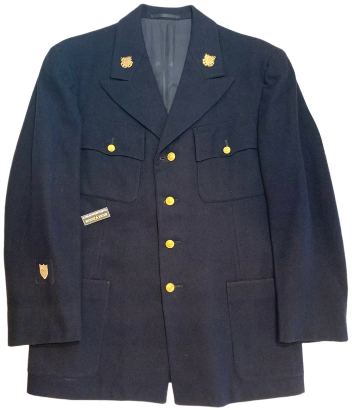 U.S. Military World War 2 Original Coast Guard Dress Uniform Top W/ Pins