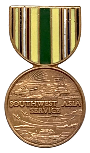 Southwest Asia Service Medal Pin