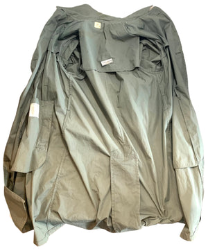 U.S. Military Vietnam War Era Cotton & Polyester Quarpel Raincoat W/ Plastic Buttons