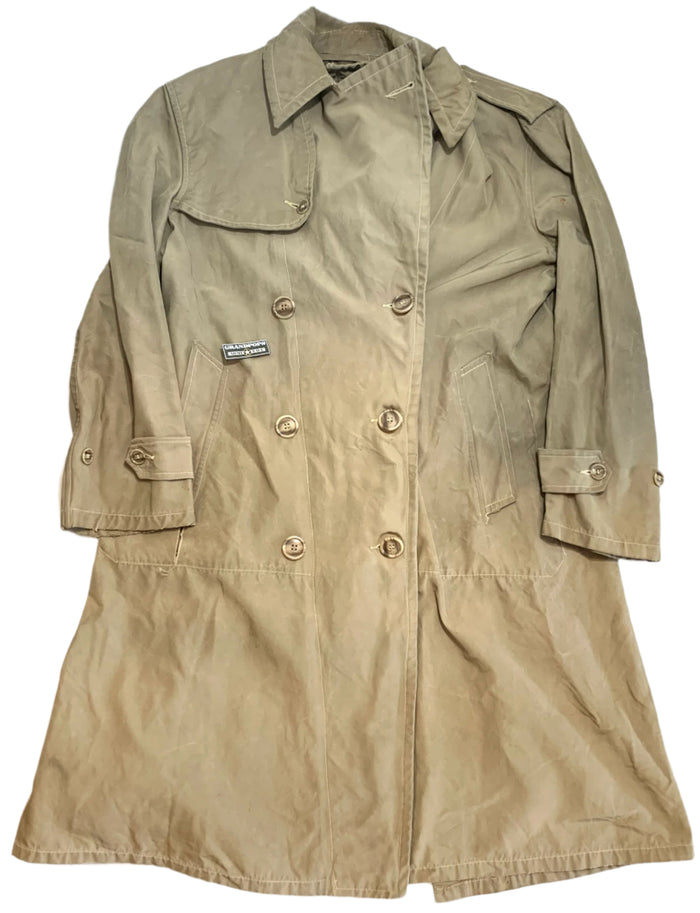U.S. Military Ayrostar Trench Coat W/ Civilian Plastic Buttons