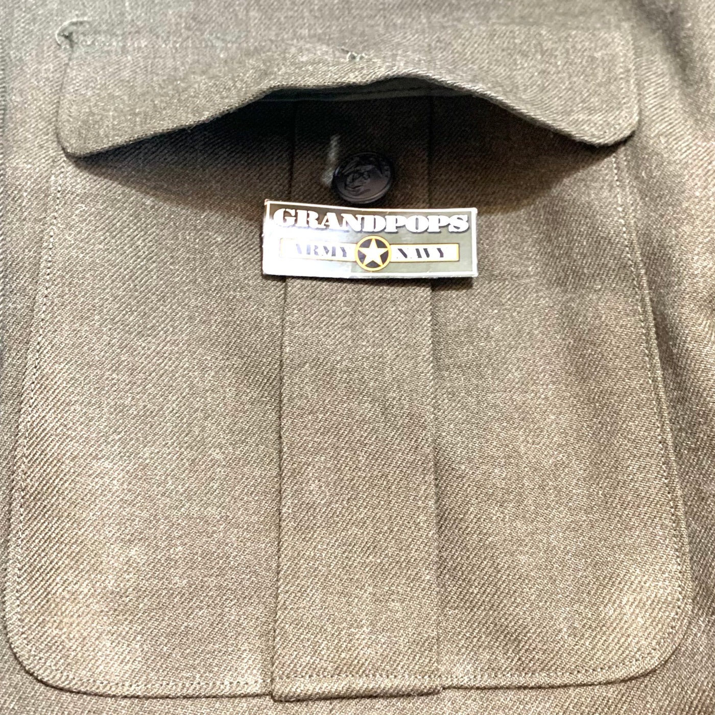 Service Alphas Jacket U.S. Vietnam War Era Marine Corps Service Alpha Serge Wool Dress Green ...