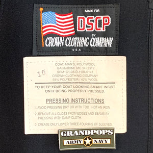 U.S. Marine Corps Corporal's Service Dress Blue Shade 2312 Poly/Wool Gabardine Dress Jacket Dated 2008