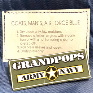 U.S. Air Force Staff Sergeant's Serge AF Shade 1620 Blue Poly/Wool Dress Uniform Dinner Jacket