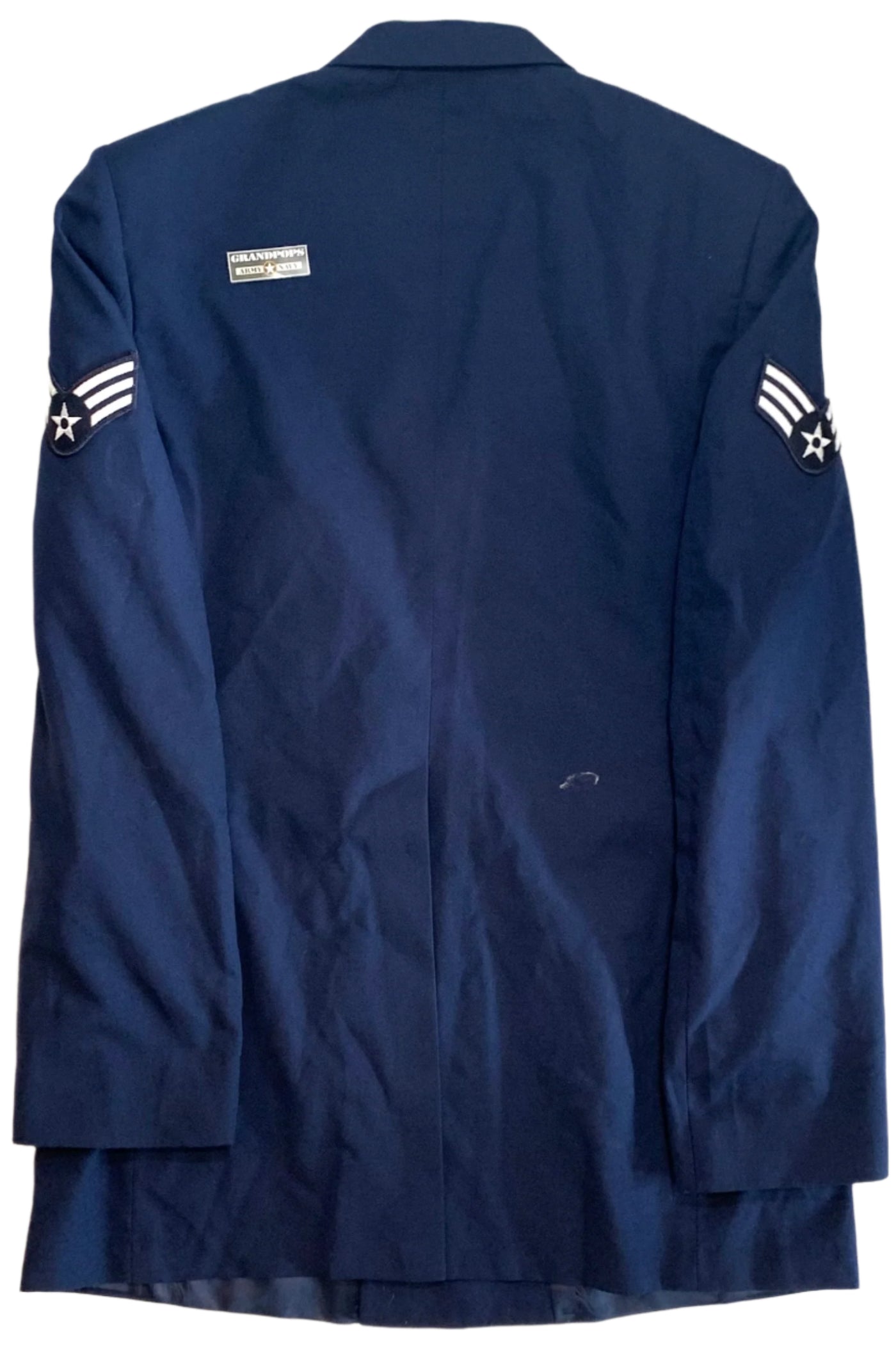 U.S. Air Force Staff Sergeant's Serge AF Shade 1620 Blue Poly/Wool Dress Uniform Dinner Jacket U.S. Air Force Staff Sergeant's Serge AF Shade 1620 Blue Poly/Wool Dress Uniform Dinner Jacket