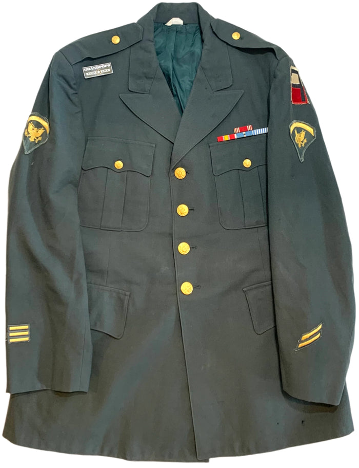 U.S. Army Korean War Era Specialist 5's Serge AG 44 Wool Class A Service Dress Uniform Jacket