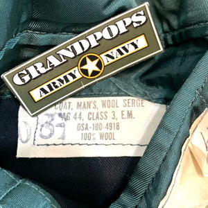 U.S. Army Korean War Era Specialist 5's Serge AG 44 Wool Class A Service Dress Uniform Jacket