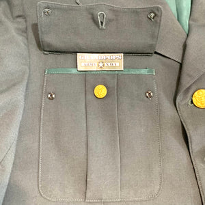 U.S. Army Vietnam War Era Sergeant Major's Green AG-344 Poly/Wool Tropical Class A Service Dress Uniform Jacket Dated 1972