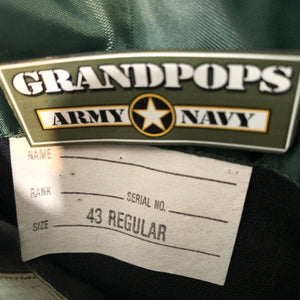U.S. Army Department of Defense Officer's Green Polyester Class A Service Dress Uniform Jacket