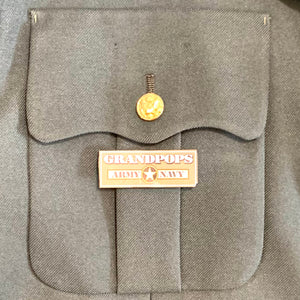 U.S. Army Department of Defense Officer's Green Polyester Class A Service Dress Uniform Jacket