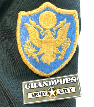U.S. Army Department of Defense Officer's Green Polyester Class A Service Dress Uniform Jacket