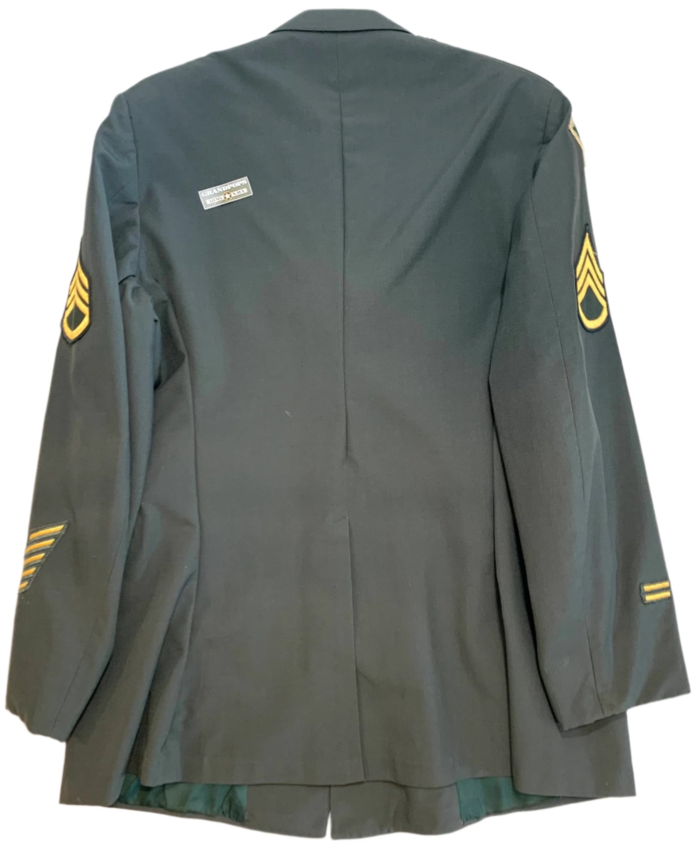 U.S. Army Cold War Era Staff Sergeant's Green AG-344 Poly/Wool Class A GRANDPOPSARMYNAVY U.S. Army Cold War Era Staff Sergeant's Green AG-344 Poly/Wool Class A GRANDPOPSARMYNAVY