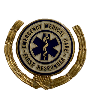 Emergency Medical Care First Responder with Wreath Pin