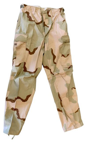 DCU 3 Color Tri-Desert Camo Twill BDU Pants USA MADE