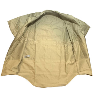 U.S. Military Vietnam War Era Khaki Cotton Short Sleeve Dress Shirt Dated 1971