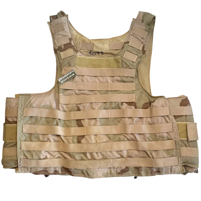 U.S. Military Point Blank Body Armor DCU 3-Color Desert Plate Carrier