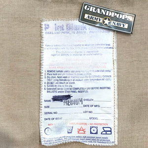 U.S. Military Point Blank Body Armor DCU 3-Color Desert Plate Carrier