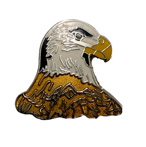 USA Flag Eagle Head Pin