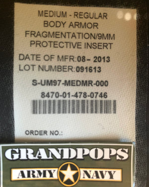 U.S. Military Fire Retardant MultiCam Combat Integrated Armor Carrier System Tactical Vest