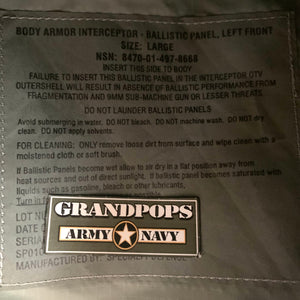 U.S. Military ACU Interceptor OTV Base Vest Body Armor W/ Add-Ons