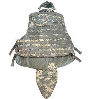 U.S. Military ACU Interceptor OTV Base Vest Body Armor W/ Add-Ons