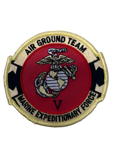 USMC Air Ground Team Five V Marine Expeditionary Force Patch