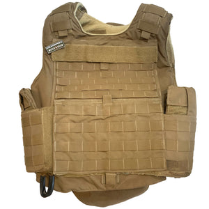 U.S. Military USMC Coyote Brown Modular Tactical Vest Body Armor