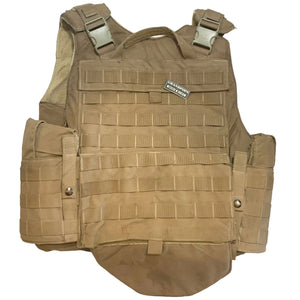 U.S. Military USMC Coyote Brown Modular Tactical Vest Body Armor