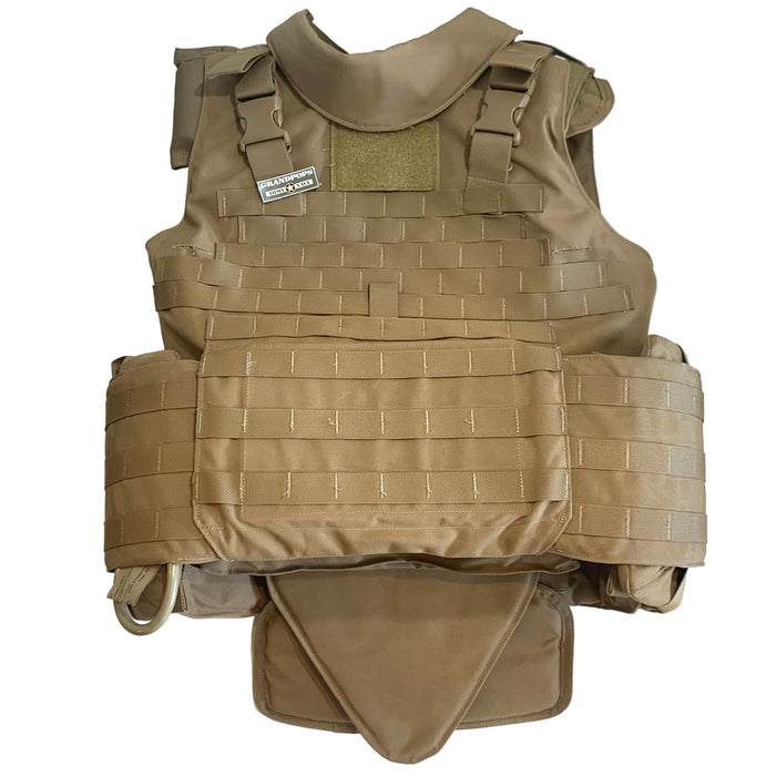 U.S. Military USMC Coyote Brown Improved Modular Tactical Vest Body Armor