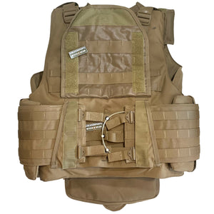 U.S. Military USMC Coyote Brown Improved Modular Tactical Vest Body Armor