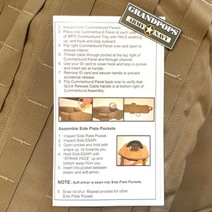 U.S. Military USMC Coyote Brown Improved Modular Tactical Vest Body Armor