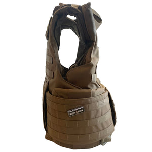 U.S. Military USMC Coyote Brown Improved Modular Tactical Vest Body Armor