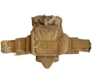 U.S. Military USMC Coyote Brown Improved Modular Tactical Vest Body Armor