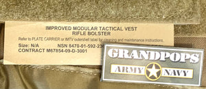 U.S. Military USMC Coyote Brown Improved Modular Tactical Vest Body Armor