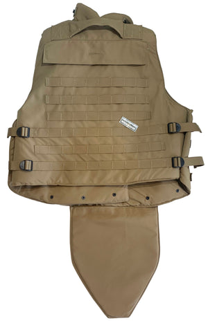 U.S. Military Coyote Brown Interceptor OTV Plate Carrier W/ Add-Ons