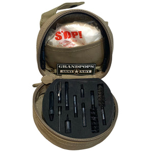 Tan MOLLE 9mm Pistol/Submachine Gun Cleaning Kit