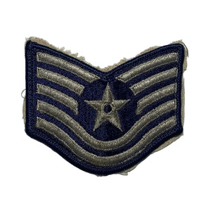 U.S. Air Force Cold War Era Women's Technical Sergeant (E-6) Blue Dress Uniform Rank Patch