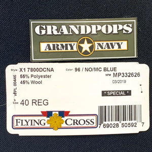 U.S. Navy Special Flying Cross Naval Academy Poly/Wool Dress Coat