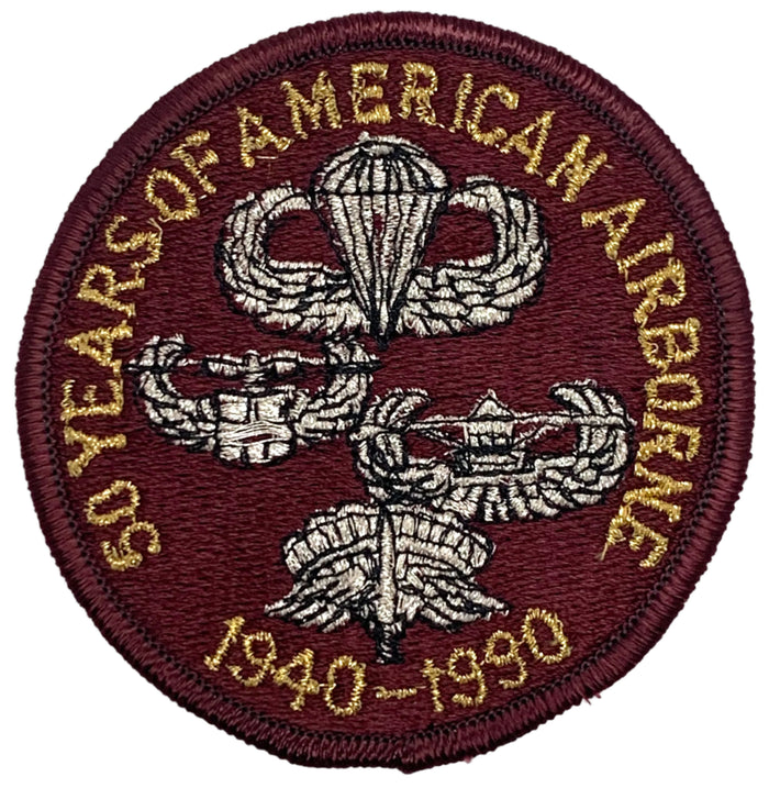 U.S. Army 50 Years of American Airborne Patch