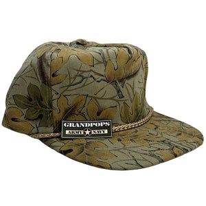 Forest Leaves & Branches Camouflage Pattern Hunting Cap