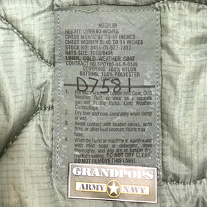 U.S. Military ABU ORC Improved Rainsuit Parka W/ NyCo Cold Weather Liner