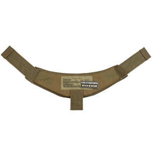 U.S. Military Coyote Brown Throat Protector Improved Modular Tactical Vest Body Armor