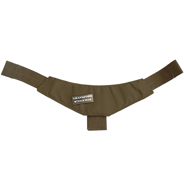 U.S. Military Coyote Brown Throat Protector Modular Tactical Vest Body Armor